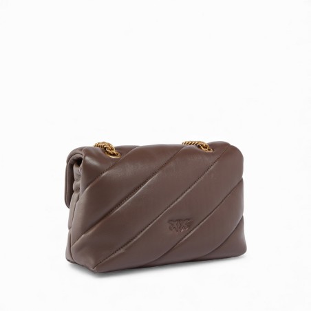 PINKO - Mini Love Bag Bolso de hombro Puff Maxi Quilt