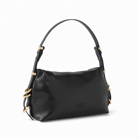 PINKO - Leather Saddle Shoulder Bag