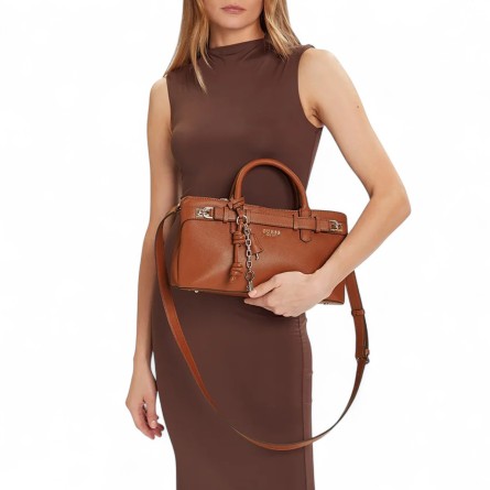 GUESS - Faux leather bag with logo