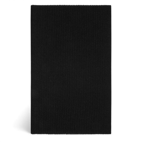 PINKO - Wool blend scarf with logo patch