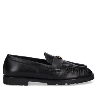 PINKO - Mocassino con placca logo Love Birds