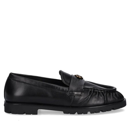 PINKO - Mocasín con placa del logotipo Love Birds