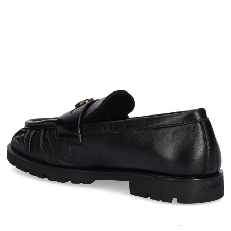 PINKO - Mocassino con placca logo Love Birds