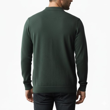 BOTTEGA CINQUE - Polo de manga larga en mezcla de lana