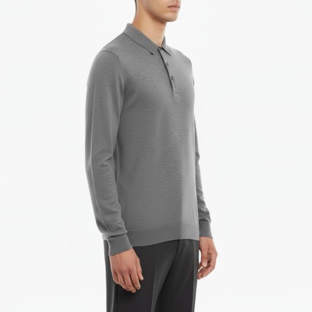 BOTTEGA CINQUE - Polo de manga larga en mezcla de lana