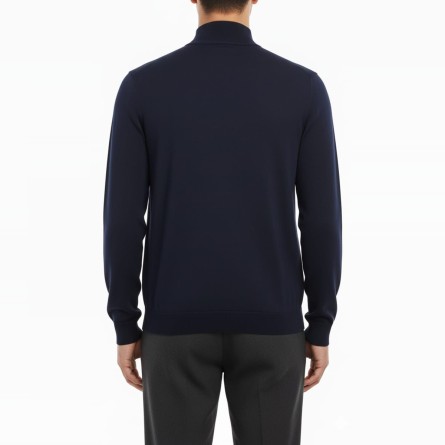 BOTTEGA CINQUE - Cardigan con zip in misto lana