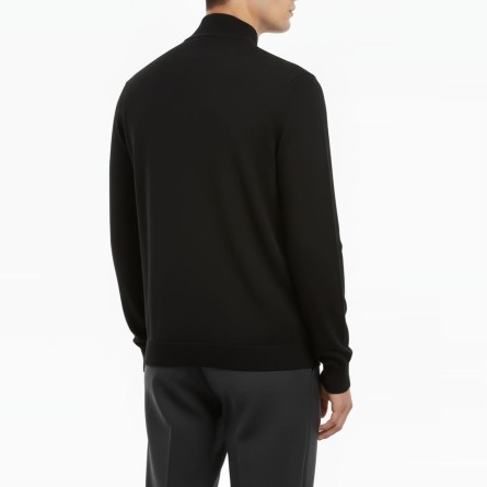 BOTTEGA CINQUE - Cardigan con zip in misto lana