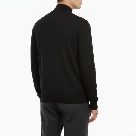 BOTTEGA CINQUE - Cardigan con zip in misto lana