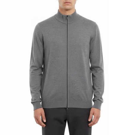 BOTTEGA CINQUE - Wool Blend Zip Cardigan