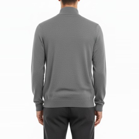 BOTTEGA CINQUE - Cardigan con zip in misto lana