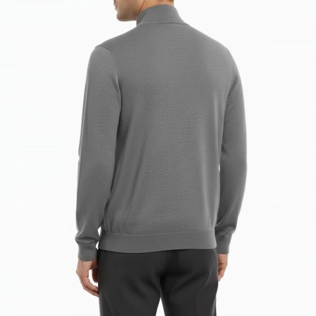 BOTTEGA CINQUE - Strickjacke aus Wollmischung mit Reißverschluss