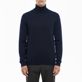 BOTTEGA CINQUE - Wool-blend turtleneck sweater