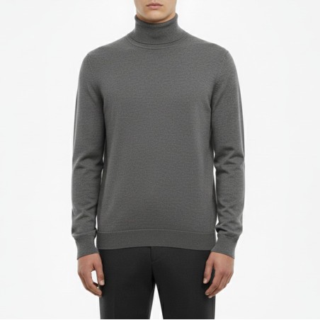 BOTTEGA CINQUE - Wool-blend turtleneck sweater