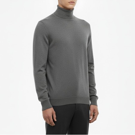 BOTTEGA CINQUE - Pull à col roulé en laine