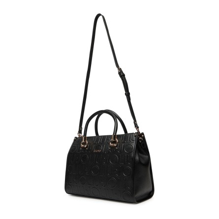 LIU JO - Borsa a mano con logo in rilievo