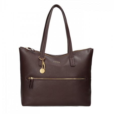 LIU JO - Borsa shopping in ecopelle con logo