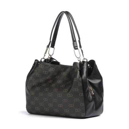 LIU JO - Bolso tote con logo monograma por todas partes