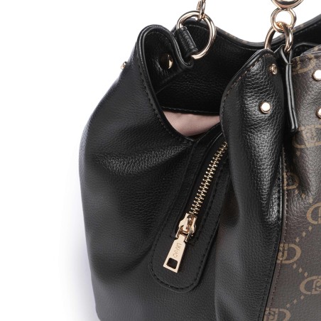 LIU JO - Bolso tote con logo monograma por todas partes