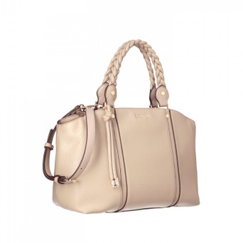 LIU JO - Faux leather handbag with logo 2