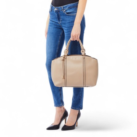 LIU JO - Borsa a mano in ecopelle con logo