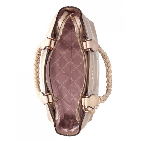 LIU JO - Borsa a mano in ecopelle con logo