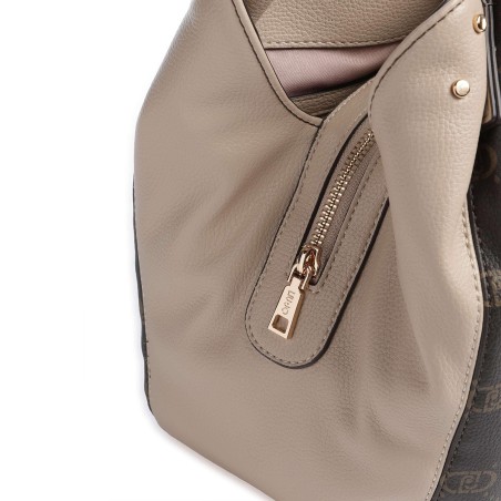 LIU JO - Bolso tote con logo monograma por todas partes