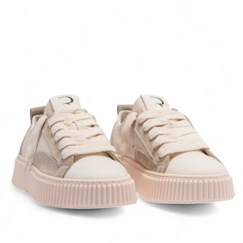 RHUN - Turnschuhe 2019 Beige Genarbtes Leder 2