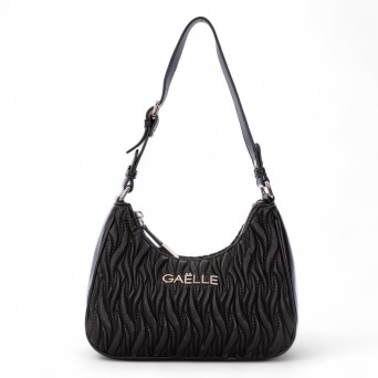 GAELLE PARIS - Bolso de piel matelassé con logotipo
