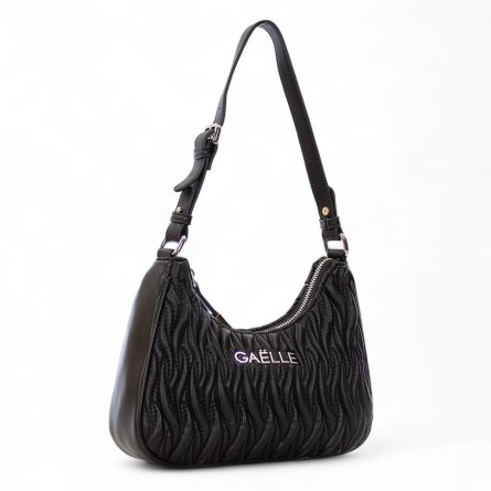 GAELLE PARIS - Sac en cuir matelassé avec logo