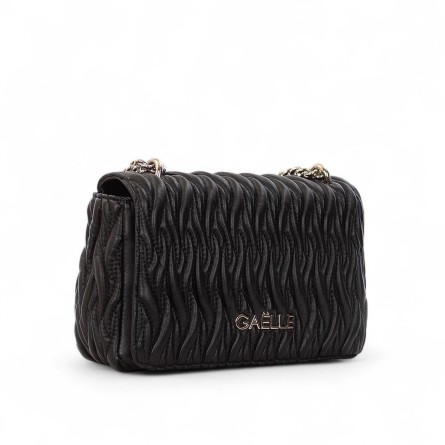 GAELLE PARIS - Bolso de piel matelassé con logotipo