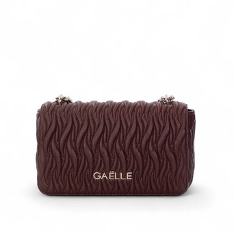 GAELLE PARIS - Bolso de piel matelassé con logotipo 2