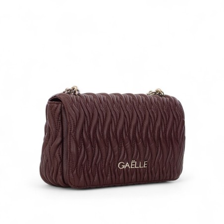 GAELLE PARIS - Bolso de piel matelassé con logotipo