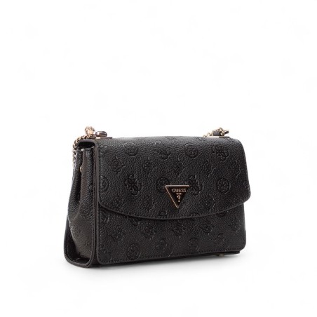 GUESS - Faux Leather Shoulder Bag With Logo