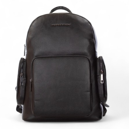 MOMO DESIGN - Rucksack mit 3 Taschen aus Kunstleder