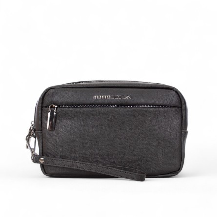 MOMO DESIGN - Saffiano faux leather purse with logo