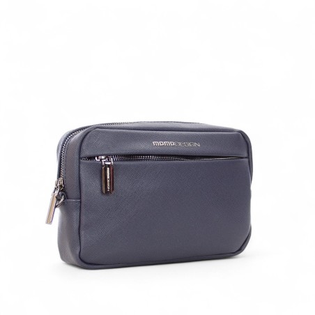 MOMO DESIGN - Saffiano Faux Leather Handbag with Logo