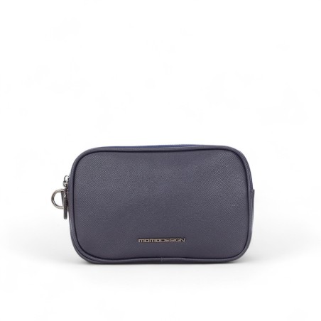 MOMO DESIGN - Borsello in ecopelle saffiano con logo