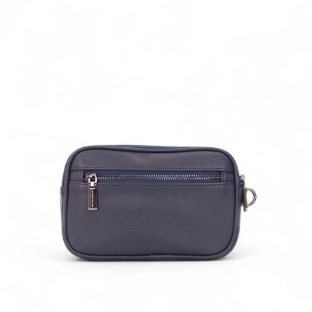 MOMO DESIGN - Borsello in ecopelle saffiano con logo