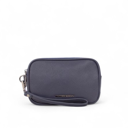 MOMO DESIGN - Borsello in ecopelle saffiano con logo