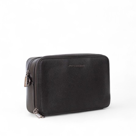 MOMO DESIGN - Saffiano faux leather purse with logo