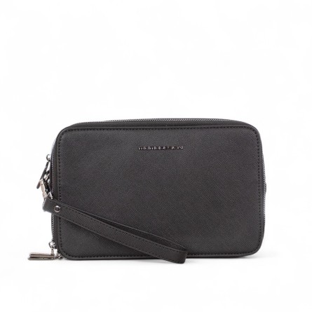 MOMO DESIGN - Borsello in ecopelle saffiano con logo