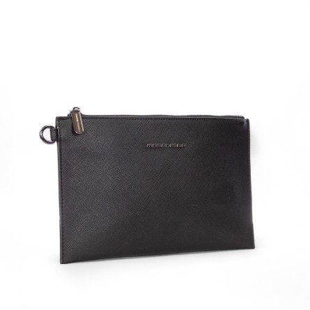 MOMO DESIGN - Saffiano faux leather purse with logo