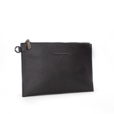 MOMO DESIGN - Borsello in ecopelle saffiano con logo