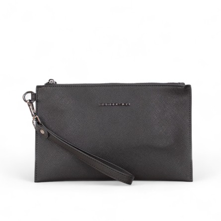 MOMO DESIGN - Borsello in ecopelle saffiano con logo