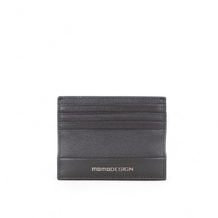 MOMO DESIGN - Porte-cartes en cuir marbré avec logo
