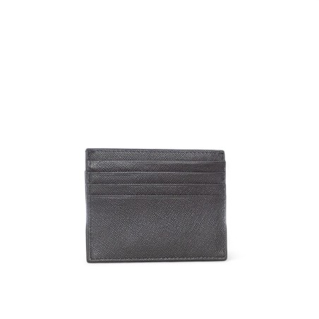 MOMO DESIGN - Kartenetui aus getrommeltem Leder mit Logo