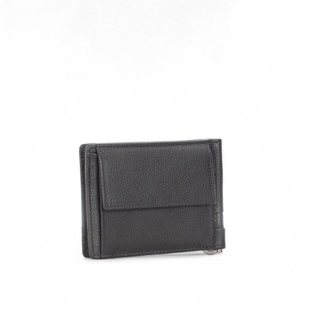 MOMO DESIGN - Geldbörse aus getrommeltem Leder mit Logo