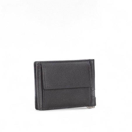 MOMO DESIGN - Geldbörse aus getrommeltem Leder mit Logo