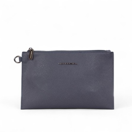 MOMO DESIGN - Borsello in ecopelle saffiano con logo