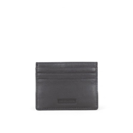 MOMO DESIGN - Porte-cartes en cuir avec logo